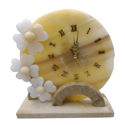 Reloj de escritorio de onix